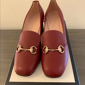 Gucci horsebit block heel pumps